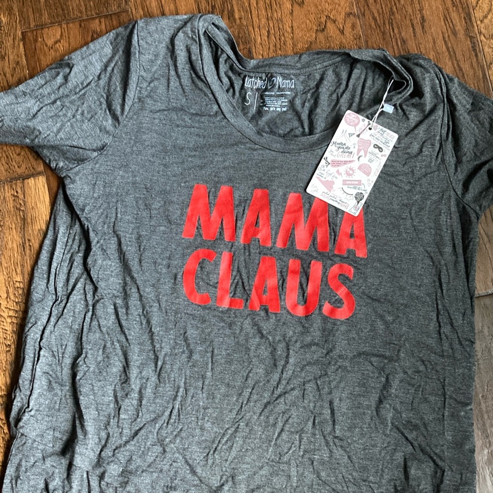 Latched Mama 'Mama Claus' Breastfeeding T-Shirt